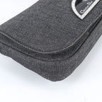 Dior Malice Pearl Denim Leather Shoulder Bag Tote Hand — view 4