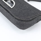 Dior Malice Pearl Denim Leather Shoulder Bag Tote Hand — view 5