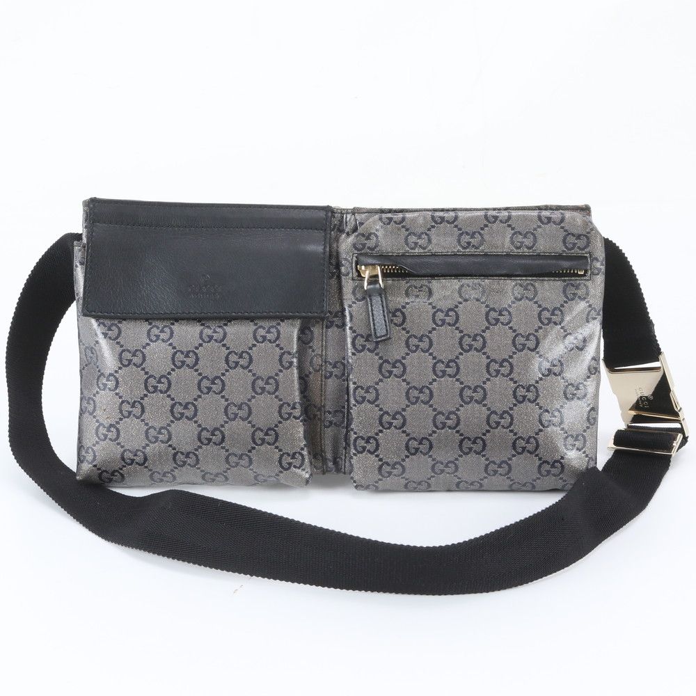 Gucci GG Supreme Leather 2-Way Belt Bag Crossbody Body Waist Pouch Shoulder — view 2