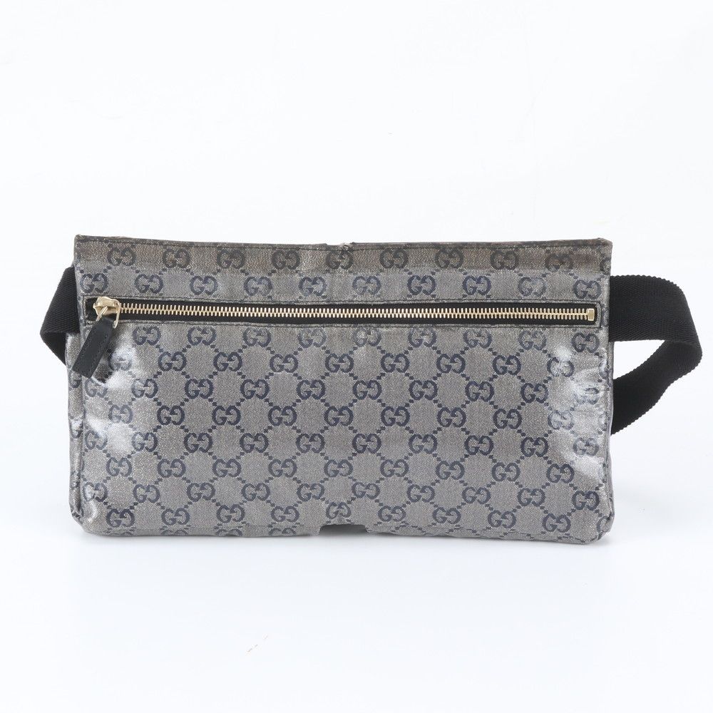 Gucci GG Supreme Leather 2-Way Belt Bag Crossbody Body Waist Pouch Shoulder — view 4