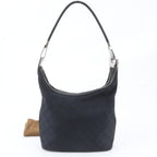 Gucci GG Canvas Leather Shoulder Bag Tote Hand