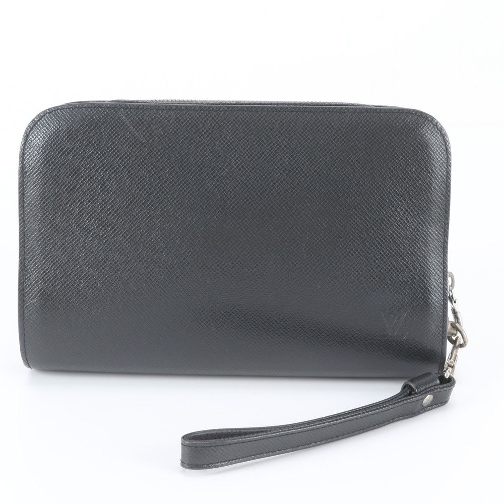 Louis Vuitton Taiga Baikal Leather Clutch Pouch Business