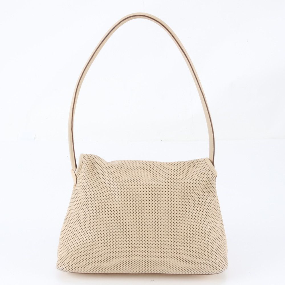 Gucci Perforated Leather Shoulder Bag Tote Hand — view 3