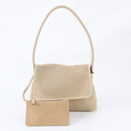 Gucci Perforated Leather Shoulder Bag Tote Hand