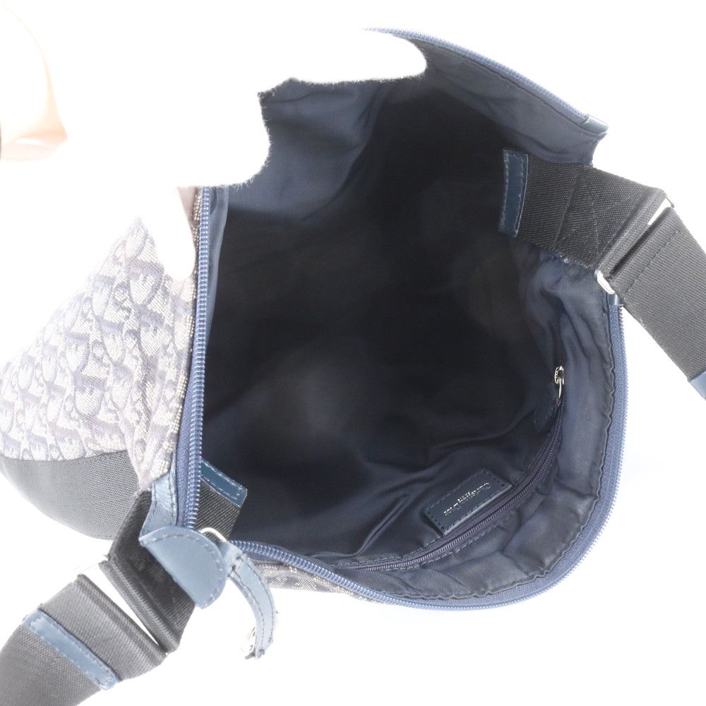 Dior Trotter Leather Shoulder Bag Crossbody Messenger Business — view 7