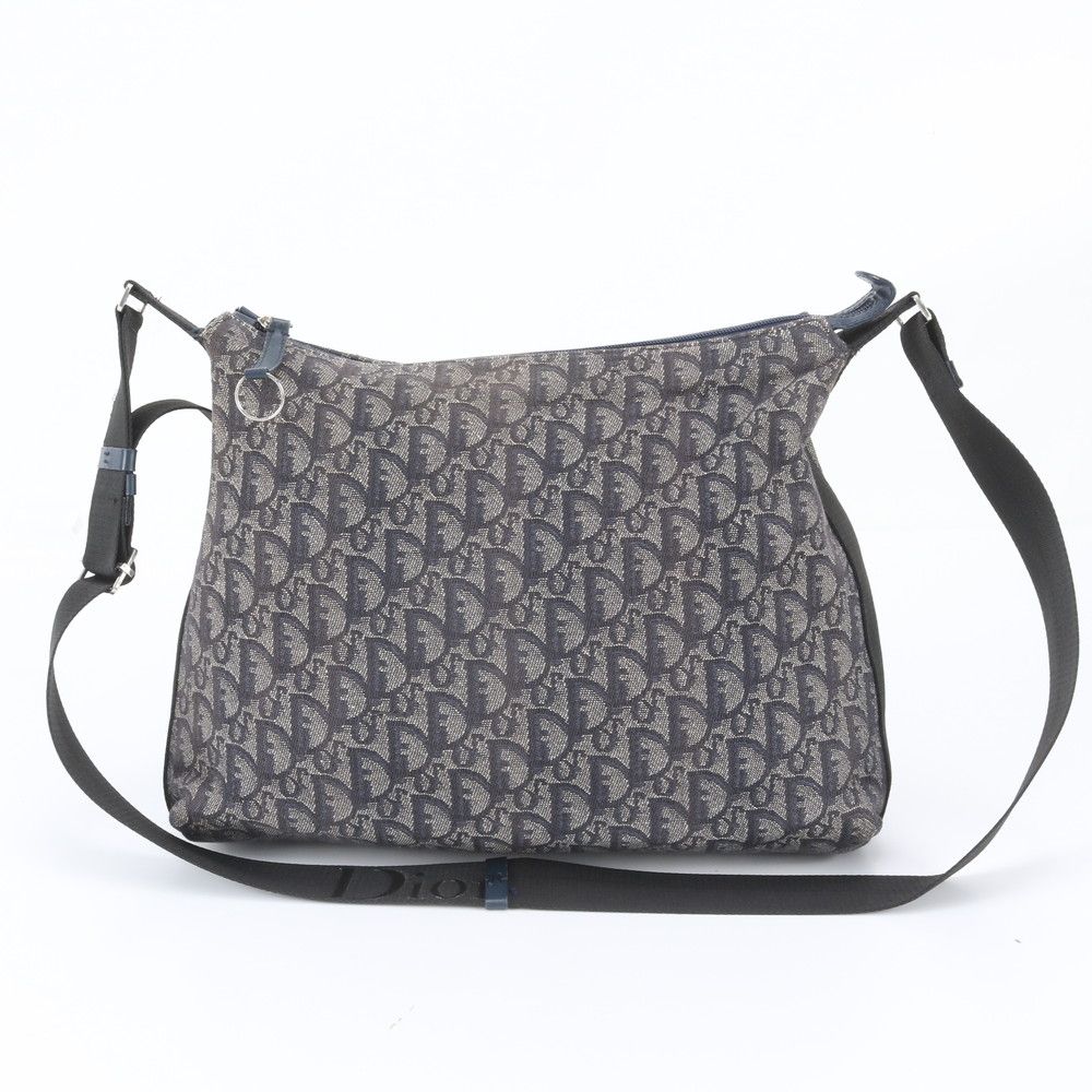Dior Trotter Leather Shoulder Bag Crossbody Messenger Business
