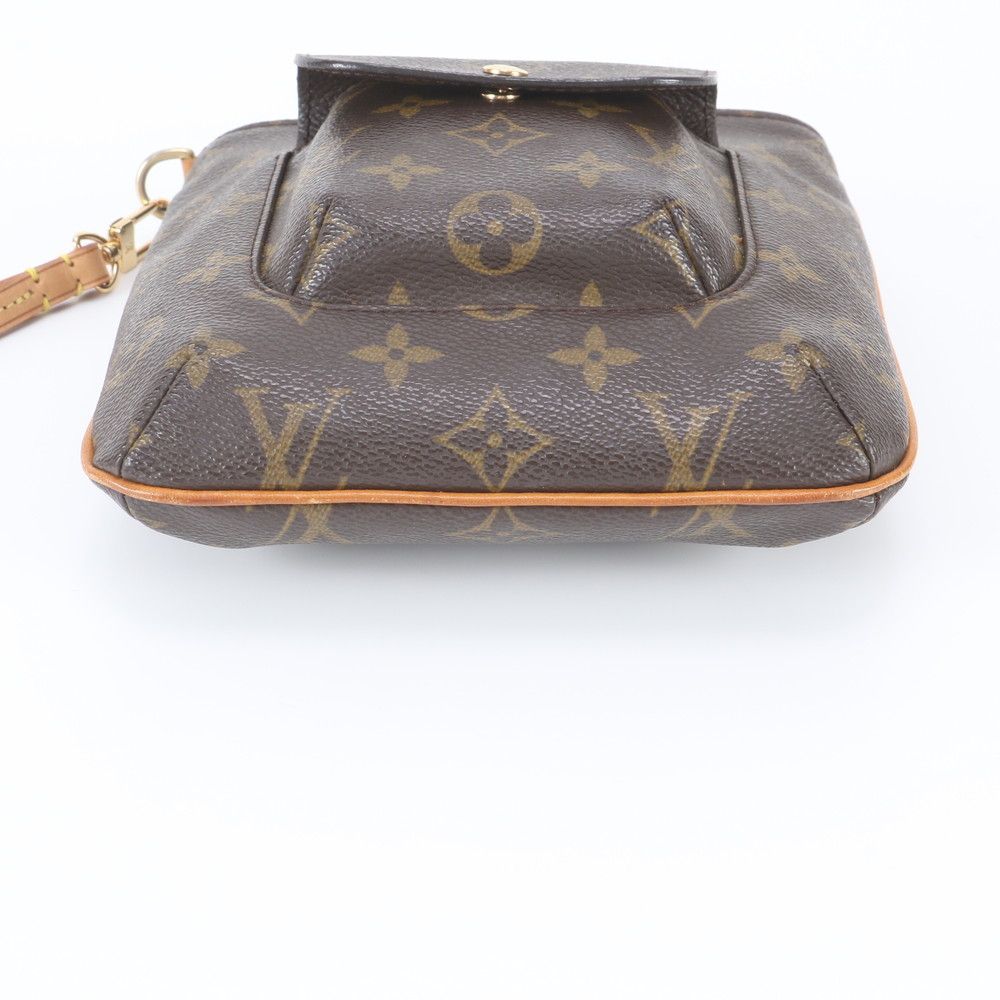 Louis Vuitton Monogram Partition Leather Pouch Hand — view 6