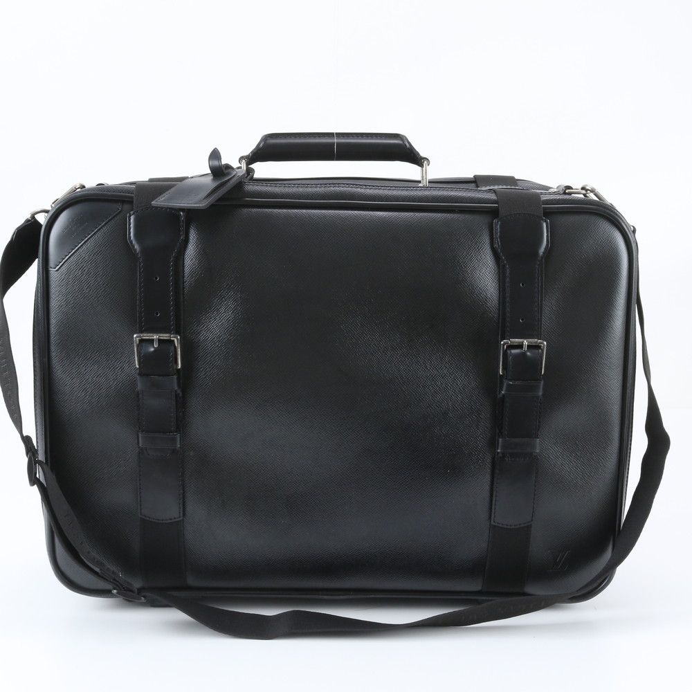 Louis Vuitton Taiga Satellite 53 Leather 2-Way Boston Bag Crossbody Shoulder