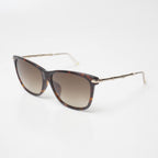 Gucci Bamboo Sunglasses Gradient Lens Tortoise Brown Gold Clear RB Eyewear — view 3