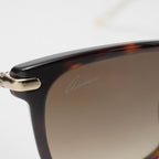 Gucci Bamboo Sunglasses Gradient Lens Tortoise Brown Gold Clear RB Eyewear — view 4