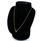 Hermes 18k Pink Gold Vertige Coeur Necklace Diamond — view 6