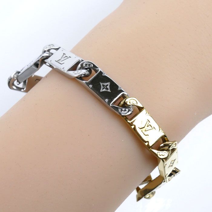 Louis Vuitton Metal Monogram Tide Up Bracelet — view 5