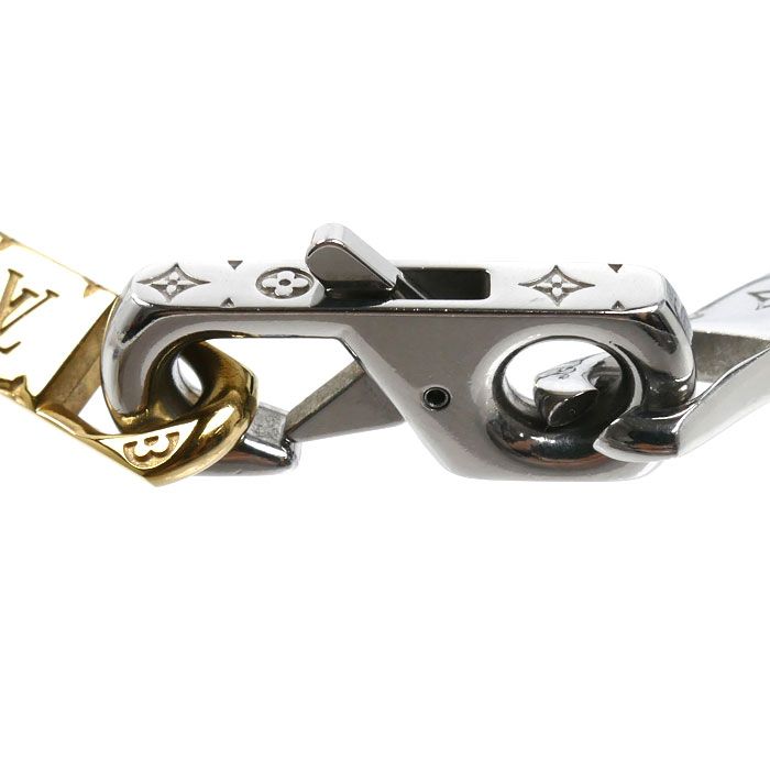 Louis Vuitton Metal Monogram Tide Up Bracelet — view 3