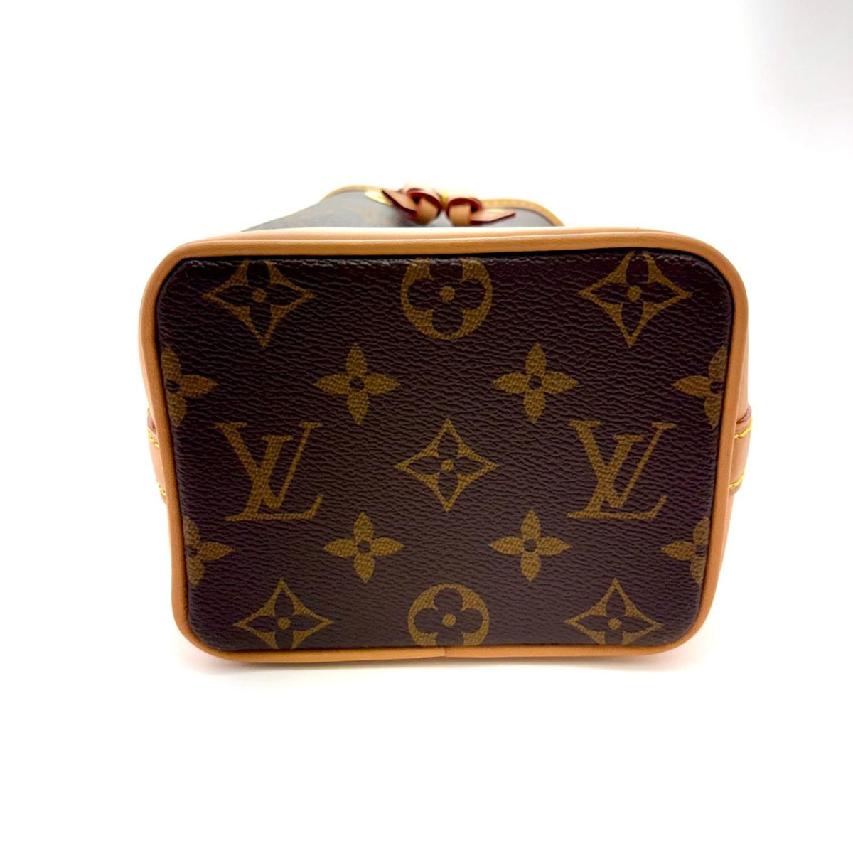 Louis Vuitton Nano Noe Monogram Shoulder Bag Canvas Dark Brown — view 4