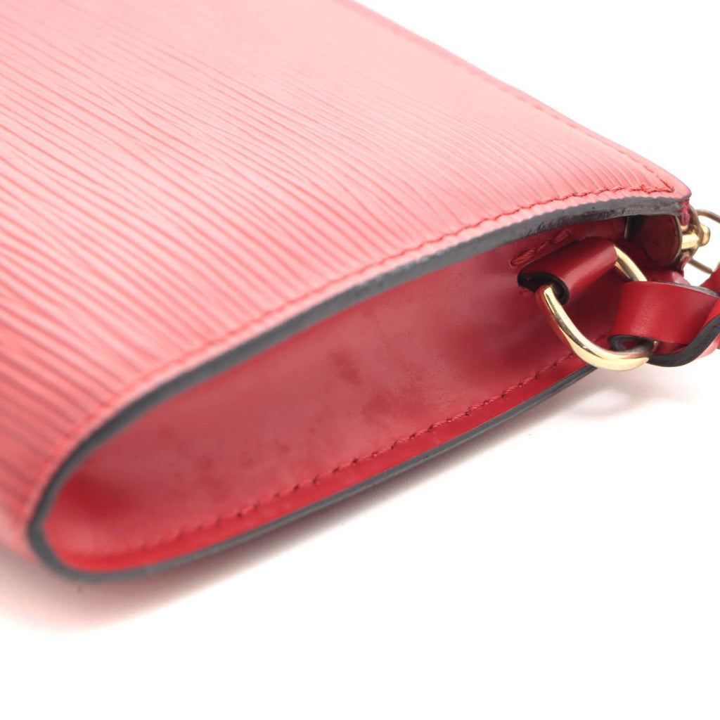 Louis Vuitton Pochette Accessoires Epi Castilian Red Pouch — view 6