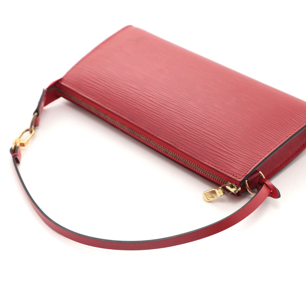 Louis Vuitton Pochette Accessoires Epi Castilian Red Pouch — view 4