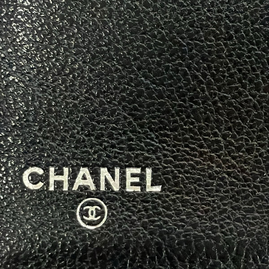 Chanel Wallet Bicolor Silver Leather — view 6