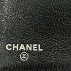 Chanel Wallet Bicolor Silver Leather — view 6