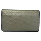 Chanel Wallet Bicolor Silver Leather — view 2