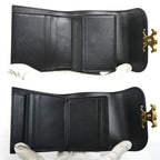 Celine Small Flap Wallet Triomphe Trifold Black — view 4