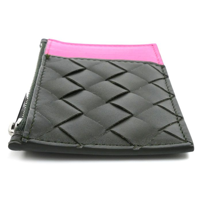 Bottega Veneta Fragment Case Intrecciato Card Camping Bubblegum — view 3