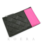 Bottega Veneta Fragment Case Intrecciato Card Camping Bubblegum