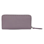 Fendi Wallet Selleria Peekaboo Purple Zip Around Leather — view 2
