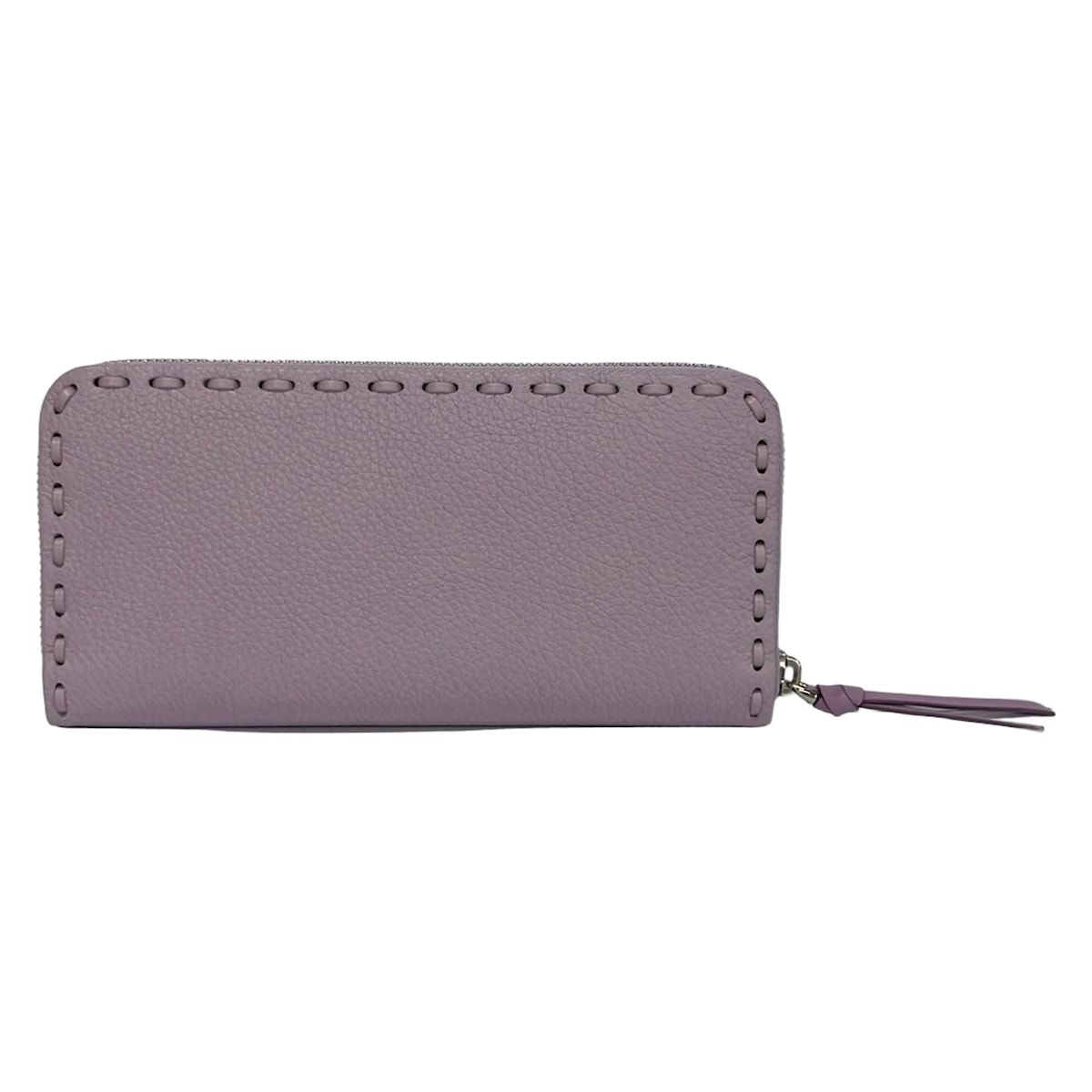 Fendi Wallet Selleria Peekaboo Purple Zip Around Leather — view 2
