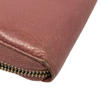 Gucci Wallet Soho Pink Beige Zip Around Leather — view 7