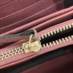 Gucci Wallet Soho Pink Beige Zip Around Leather — view 8