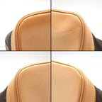 Louis Vuitton Handbag Alma PM Brown Monogram Canvas Vachetta Leather Gold — view 7