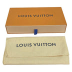 Louis Vuitton Wallet Mahina Zippy Mineral Blue Leather Cowhide — view 6