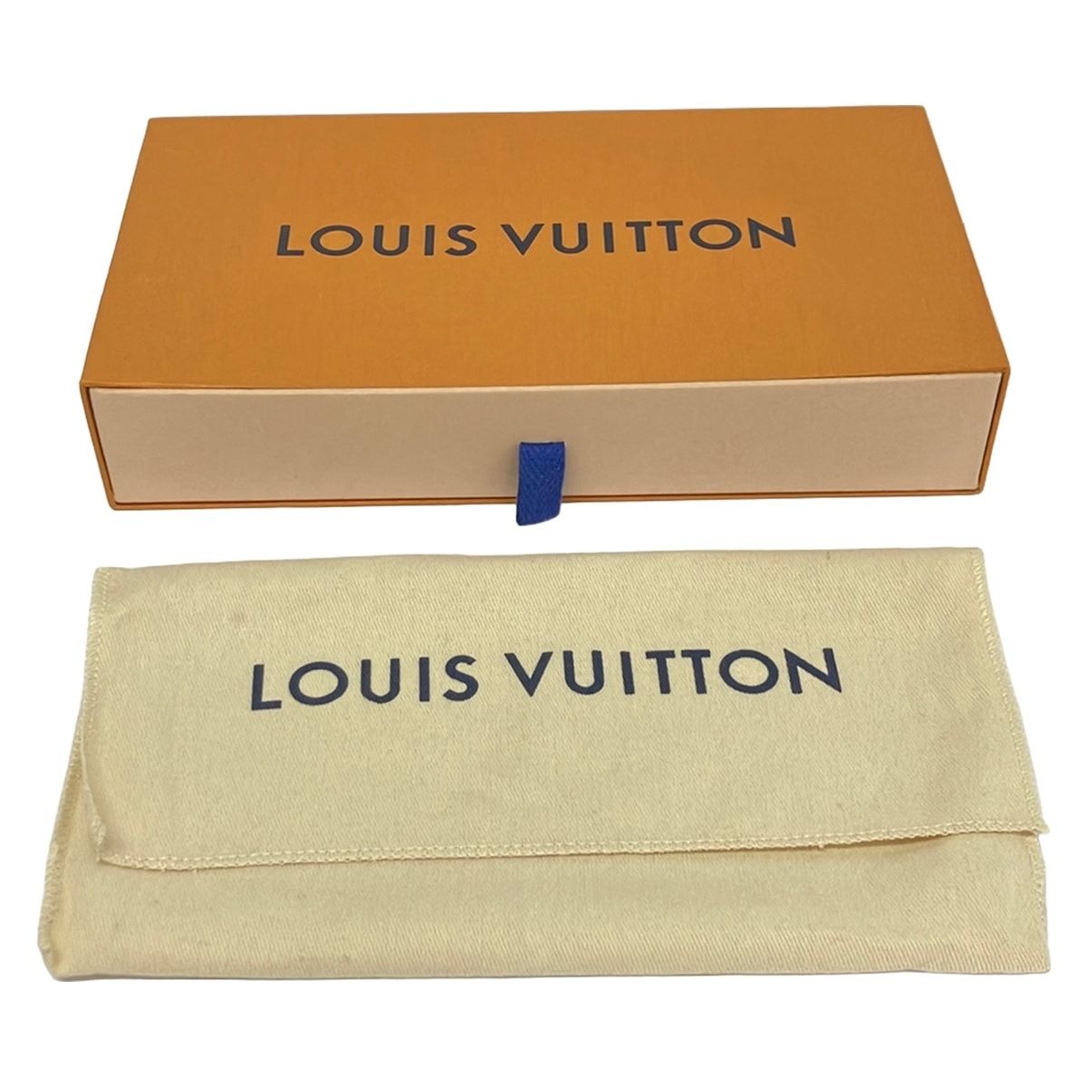 Louis Vuitton Wallet Mahina Zippy Mineral Blue Leather Cowhide — view 6