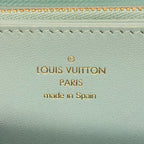 Louis Vuitton Wallet Mahina Zippy Mineral Blue Leather Cowhide — view 5