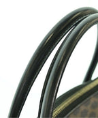 Celine Macadam Handbag Brown — view 8