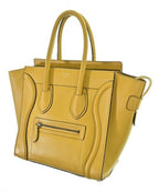 Celine Luggage Micro Shopper Handbag — view 5