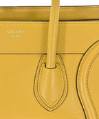 Celine Luggage Micro Shopper Handbag — view 7