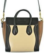 Celine Leather Luggage Nano Shopper Handbag — view 2