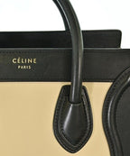 Celine Leather Luggage Nano Shopper Handbag — view 7
