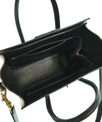 Celine Leather Luggage Nano Shopper Handbag — view 4