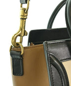 Celine Leather Luggage Nano Shopper Handbag — view 6
