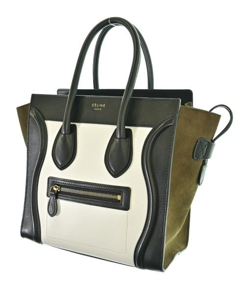 Celine Luggage Micro Shopper Handbag — view 5