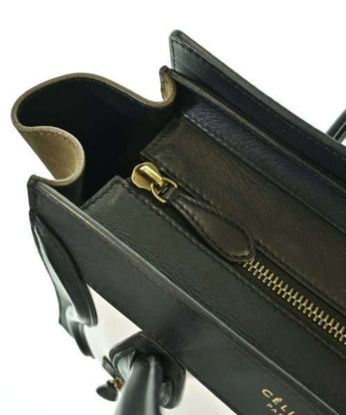 Celine Luggage Micro Shopper Handbag — view 6
