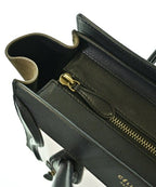 Celine Luggage Micro Shopper Handbag — view 6