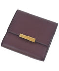 Bottega Veneta Leather Trifold Wallet Coin Purse