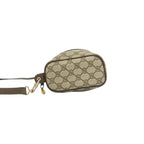 Gucci Vintage Sherry Line GG Logo Pattern Leather Shoulder Bag Pochette Brown — view 5
