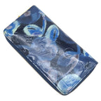 Louis Vuitton Wallet Ikat Flower Zippy Monogram Vernis Grand Blue Gold Floral — view 2