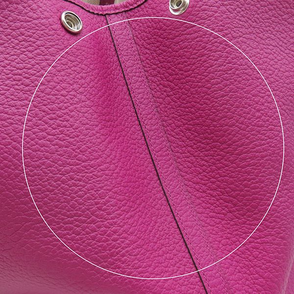 Hermes Tote Bag Garden Party PM 36 Rose Purple Silver Oarleather — view 7