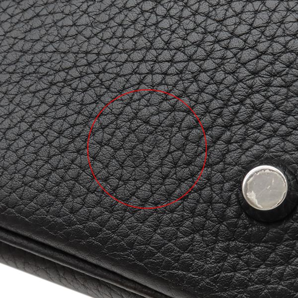 Hermes Handbag Picotin Lock MM 22 Taurillon Clemence Black Silver — view 6