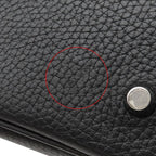 Hermes Handbag Picotin Lock MM 22 Taurillon Clemence Black Silver — view 6